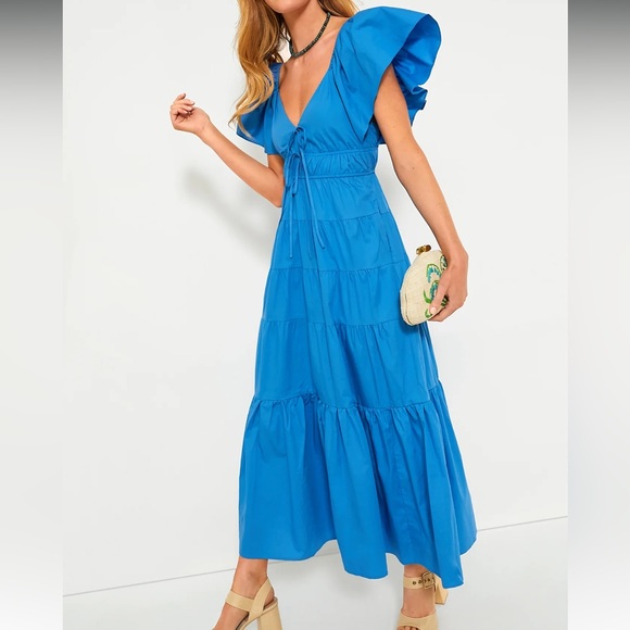 MOON RIVER

Blue V-Neck Maxi Dress - Picture 2 of 9